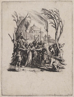 KG 10015
<br/>
Judaskus ("Kleine Passie")
<br/>
<em>Callot, Jacques (1592 - 1635)</em>
